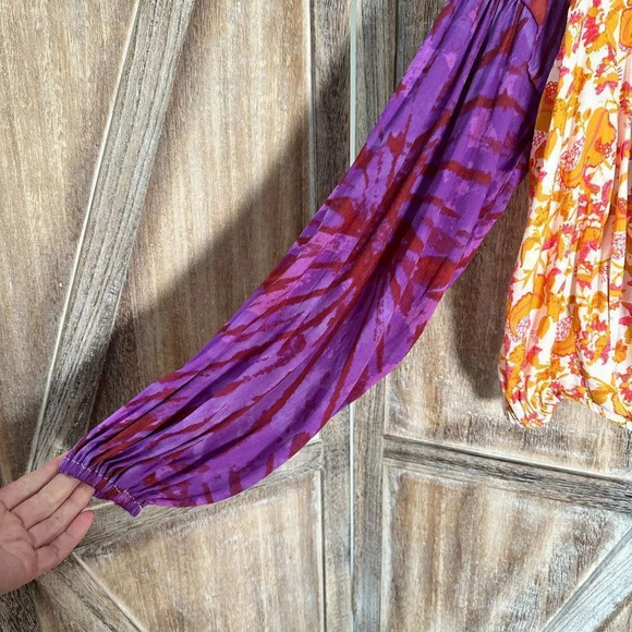 Free People Cruisin Together Mixed-print Cropped Top - Picture 7 of 7